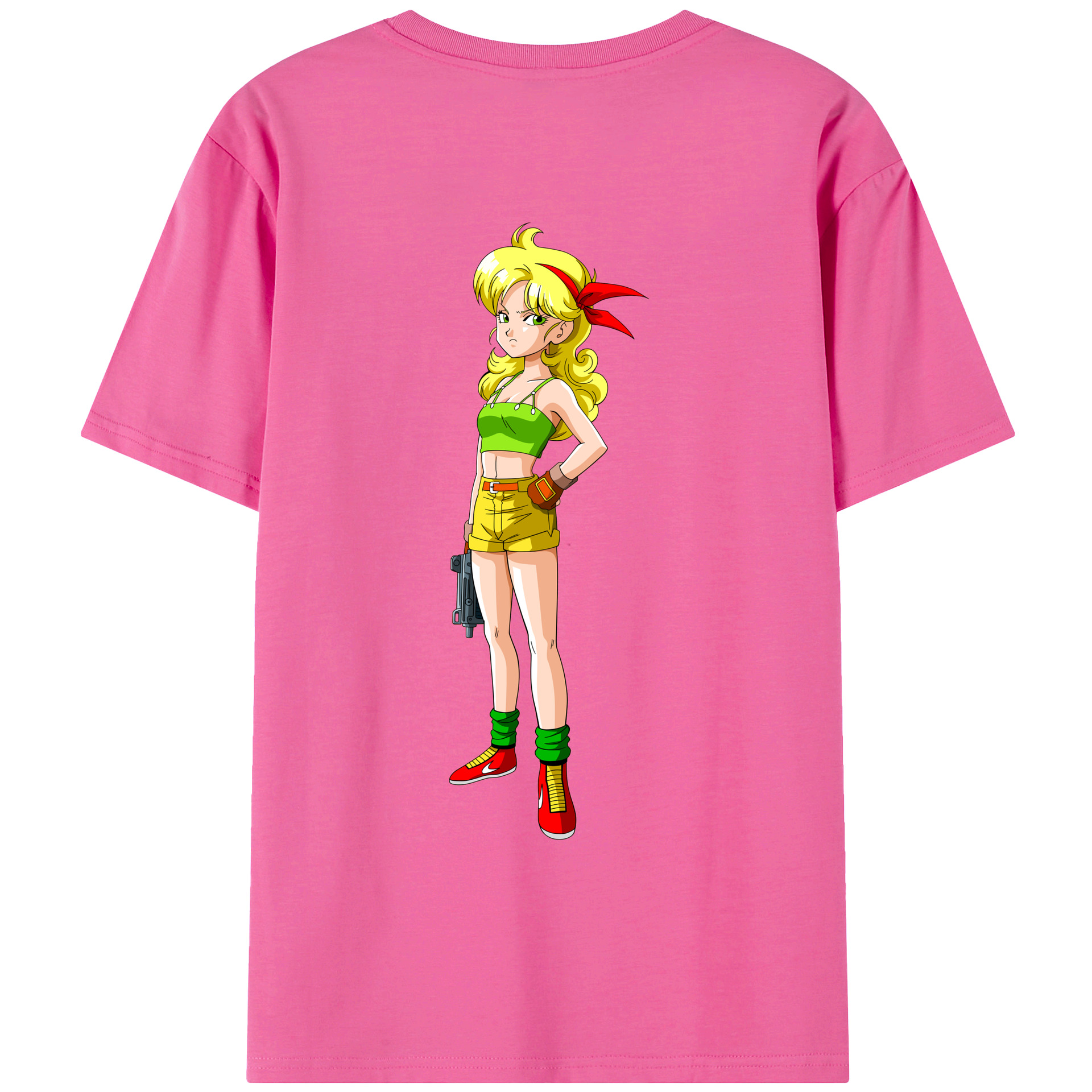 （画像用） ドラゴンボール DRAGON BALL レディース半袖Tシャツ(バックプリント)